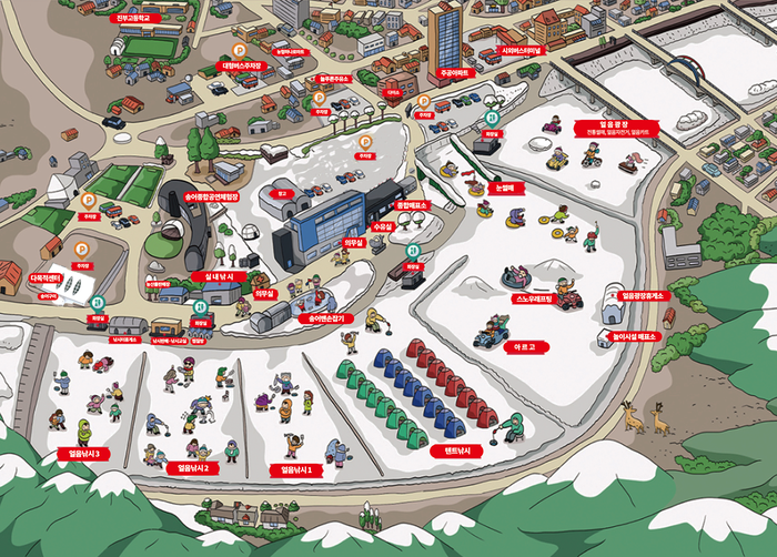 행사장 지도. 사진|평창송어축제위원회