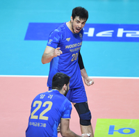 [포토] 환호하는 우리카드 아라우조-알리