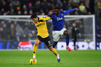 곧장 선발 ‘복귀’ 황희찬, 90분 소화하고 침묵…울버햄턴은 ‘2명 퇴장’ 에버턴과 1-1 무승부