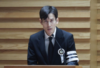 [포토]인사말 하는 故 안성기의 장남 안다빈 작