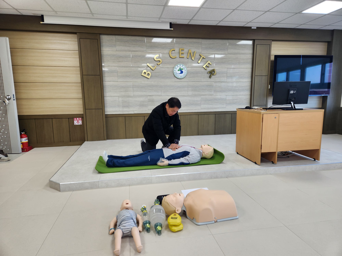 송호대, 지역 응급심폐소생술 교육 거점 자리매김