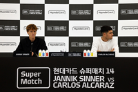 알카라스와 신네르, ‘방한’ 현대카드 슈퍼매치, 170만 파운드 수령…호주오픈 ‘우승’ 상금 200만 파운드와 비슷한 규모