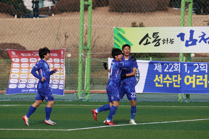 경기, 2연승 질주…김해·상지·호남도 승리[1,2학년 대학축구]