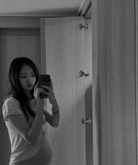 “힙한 예비맘” 최유화, 선명한 D라인 공개