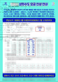안양시, 상하수도 요금 1톤당 650원...100원 인상