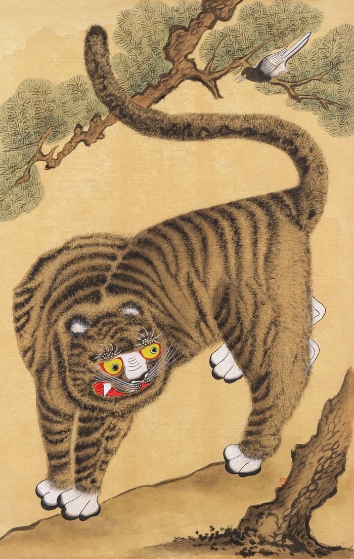 임인혁 화가 작품 ‘힘 빼고 어흥 Relax’. 사진 | 대한장애인체육회