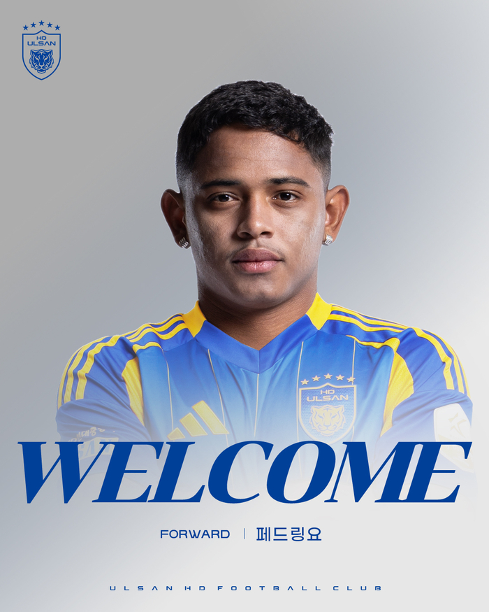 울산 HD, 서울 이랜드·제주서 뛴 공격수 페드링요 영입