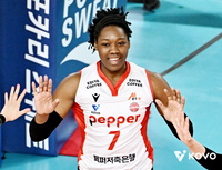 ‘미쳤다’ 조이 27득점·공격성공률 64% ‘원맨쇼’ 페퍼저축은행, 정관장 잡고 연패 탈출 성공…중위권 추격 발판 마련[현장리뷰]