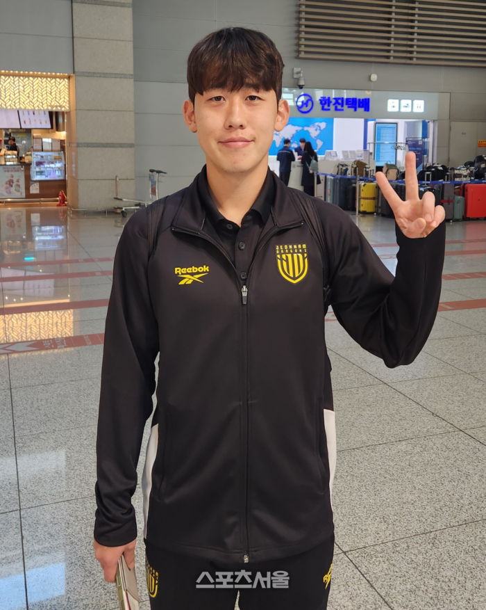 올해는 ‘진짜’ K-바디 꿈…김범수 “요즘 롤모델 전진우…골문 앞에서 쉽게 처리해” [현장 인터뷰]