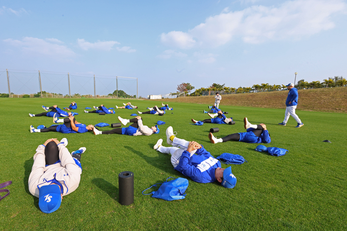 삼성 2025 오키나와 스프링캠프 모습. 사진 | 삼성 라이온즈