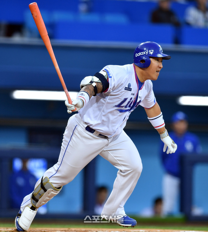 2016년 삼성 시절 최형우. 대구 | 최승섭기자 thunder@sportsseoul.com