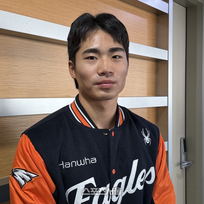 “채은성 선배님께 ‘형’이라 부르긴 좀…” 한화 오재원, 신인답지 않은 유쾌한 입담 [SS대전in]