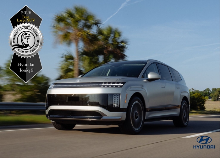 “2년 연속 쾌거” 현대차 아이오닉 9, ‘2026 세계 여성 올해의 차’ 대형 SUV 부문 수상