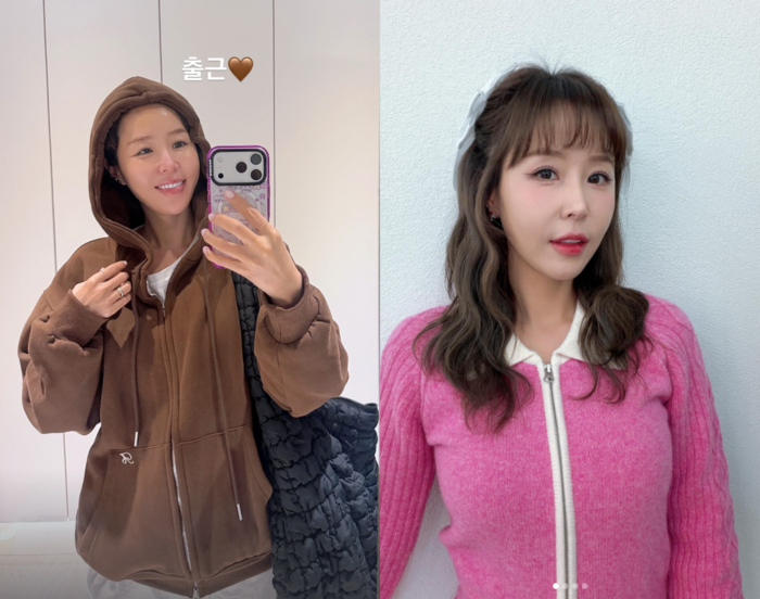 신지, 민낯 출근부터 풀메이크업까지 ‘미모 성수기’