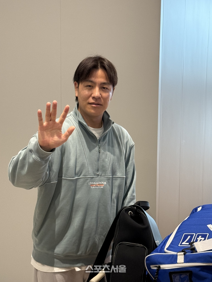 “골글? 양의지에게 양보할게요~” 강민호의 시선은 오직 ‘우승 반지’로 향한다 [SS인천공항in]