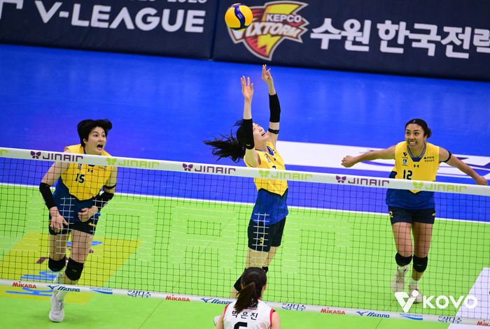 토스하는 김다인. 제공 | 한국배구연맹 
