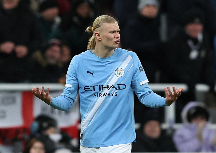 맨체스터 시티 홀란드. 사진 | 뉴캐슬=로이터 연합뉴스