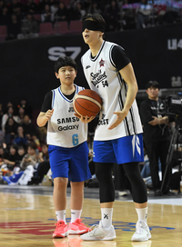 [포토]안대를 하고 덩크 준비하는 삼성 조준희