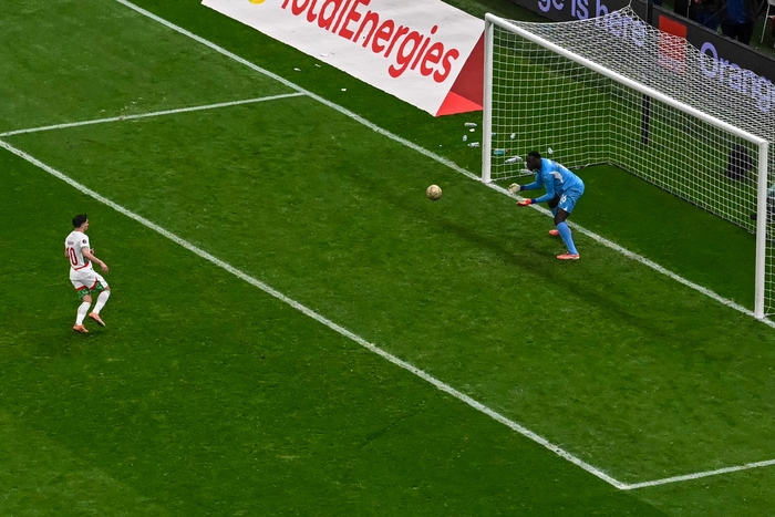 모로코 공격수 브라힘 디아즈가 페널티킥을 실축했다. 사진 | AFP연합뉴스