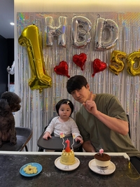 심형탁 아들, 첫 돌 맞아 ‘미소 폭발’...사야 “많이 웃고 건강하게”