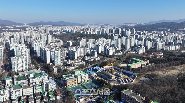 분당 노후계획도시 전경. 제공=성남시