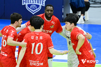 ‘베논·김정호 32득점’ 한국전력, 정지석 돌아온 대한항공 꺾고 3위 도약