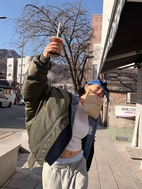 AOA 출신 지민, 영하의 날씨에 크롭티 입고 “나는 얼죽아”