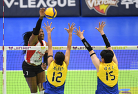 [포토]페퍼저축은행의 공격을 이끄는 조이