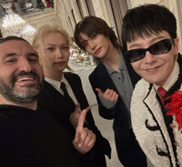 지드래곤X스키즈, 파리에서 뭉친 ‘월클 선후배’ [★SNS]