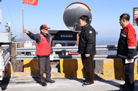 박상수 삼척시장, 산불진화대 및 산불감시원 격려