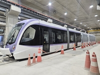 성남시, 위례선(트램) 첫 차량 반입 완료