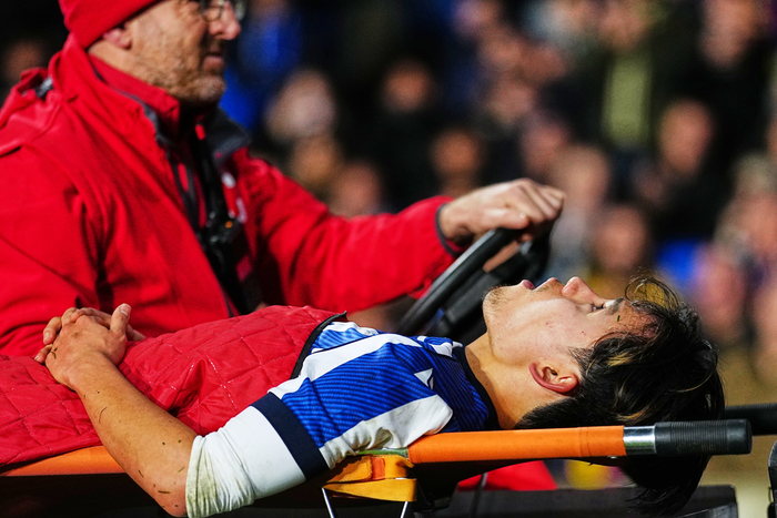 '부상 심각하지 않다는데' 日간판 구보, 소시에다드서 방출?..."감독 새 윙어 영입 요청"