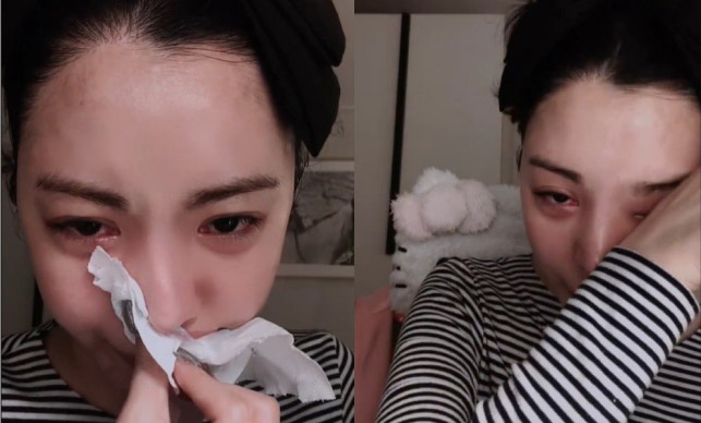 리지, 라이브 중 "살기 너무 힘들다" 팬 걱정 낳은 위태로운 행보