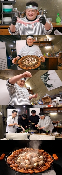 ‘편스토랑’ 김준현, 삼겹살로 오합부터 면요리까지…고기 3kg 순삭