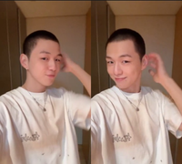 “뭘 해도 멋있네”…강다니엘, 입대 앞두고 삭발 머리 공개