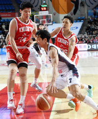 [포토]KCC 허훈, 과감한 돌파