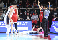 [포토]KCC 허웅, 50득점 달성에 1점 더!