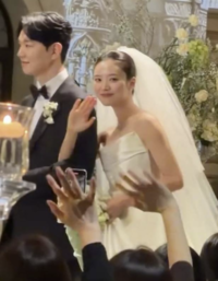 ‘하시4’ 김지영 이 정도였어? 결혼식에 셀럽 총출동 [★SNS]