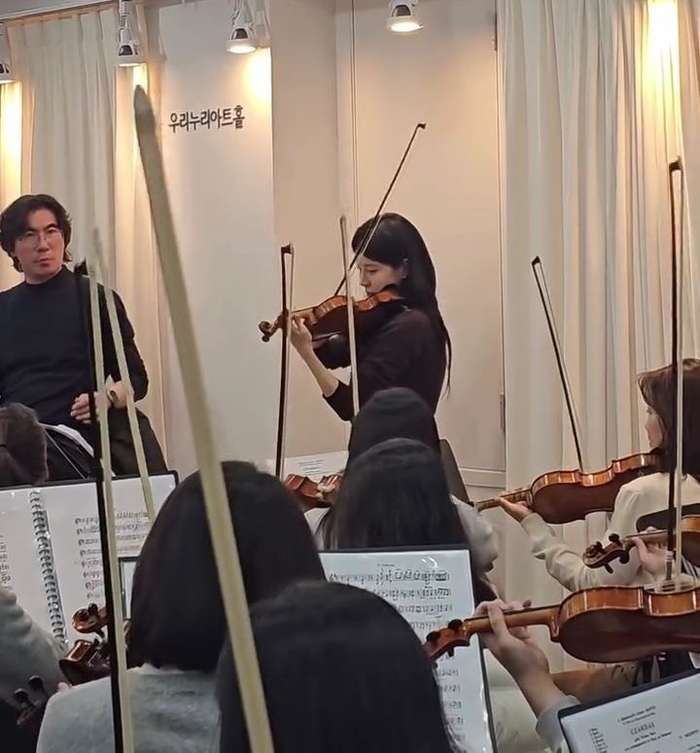 '협연 특혜 논란' 서현, 공연 연습 영상 공개 "음악의 순간들"