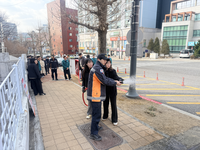 [강원소방]동해, 산불 대비 비상소화장치 사용법 교육