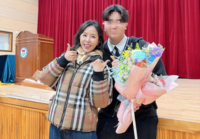 ‘5월의 신부’ 신지, 조카 졸업식 참석해 환한 미소 [★SNS]