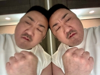 마동석, 무시무시한 비주얼 공개... 스쳐도 다운