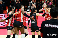 최근 4경기 3승 1패, 페퍼저축은행 막판 스퍼트…최다승·최다승점 임박, 실낱같은 봄 배구 희망도 ing