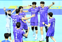 [포토]우리카드, 이겼다!