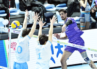 [포토]우리카드의 공격을 이끄는 아라우조