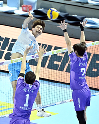 [포토]대한항공 정한용의 공격