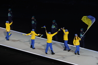 우크라이나 선수, 러시아전쟁 희생자 헬멧 착용 논란