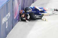 눈시울 붉어진 김길리, 예기찮은 충돌! 韓 혼성계주, 4년 전 베이징의 불운 밀라노서 이어졌다 ‘결승행 좌절’ [2026 밀라노]