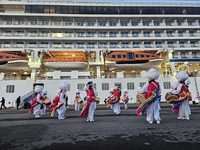 여수항에 국제크루즈 올 첫 입항…동북아 관문 도약 기대