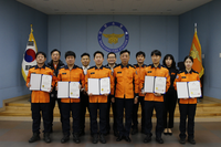 [강원소방]양양, 2025년 하반기 세이버 선정 직원 전수식